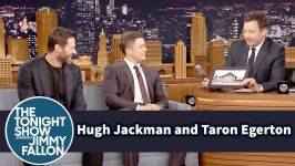 مصاحبه جیمی فالون Hugh Jackman Taron Egerton