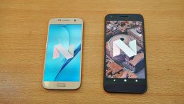 Samsung Galaxy S7 Android 7.0 Nougat vs Google Pixel XL