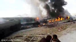 8 کشته 15 زخمی در برخورد 2 قطار مسافری در سمنان