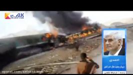 آخرین جزئیات تصادف دو قطار در شاهرود؛تا بحال 8 کشته