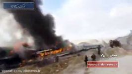 حادثه برخورد دو قطار در سمنان