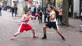 BRUTAL BOXING IN PUBLIC  Joe Weller