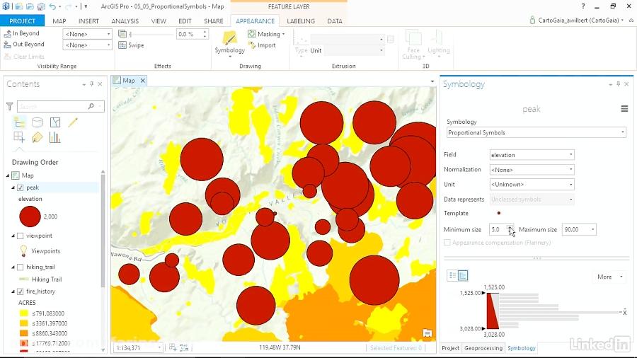 دانلود آموزش کامل نرم افزار ArcGIS Pro تولید نقشه دو