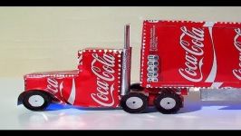 نحوه ساخت کامیون دکوری قوطی کوکا کولا