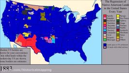 نقشه مناطق اسکان قبایل سرخپوست آمریکا تا امروز کامل