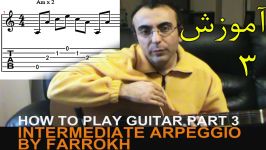 Persian Guitar Arpeggio آموزش گیتار ایرانی ریتم آرپژ