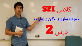 آموزش زبان سوئدی  جمله سازی همراه مکان زمان