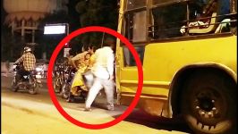 Old Man Ghost Committed Suicide In Public Busy Road Caught On Camera Live Footag