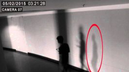 Shocking Ghost Video  Ghost following a man recorded in CCTV Camera