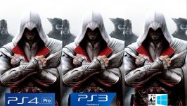 Assassins Creed Ezio Collection PS4 Pro vs PS3 vs PC