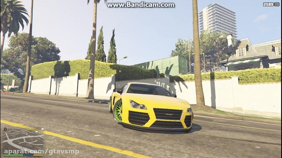 گشت گذار ماشین اسپرت شده 9F در بازی gtav