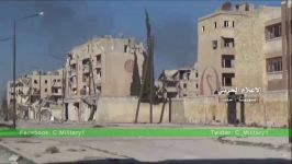 تصاویر هوایی مساكن هنانو در شرق حلب پس آزادسازی