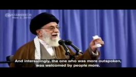 تعریف تمجید آقای خامنه ای ترامپ انتقاد اینكه چرا او را پوپولیست می نام