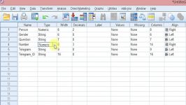 آموزش نوع متغیر Comma در SPSS