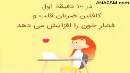 وقتی یک فنجان قهوه میخوریم