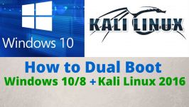 How to Dual Boot Windows 10 and Kali Linux with USB