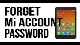 How to Unlock Forgotten Mi Account and Password Redmi 1s 2s prime mi4 mi4i mi4c. MiPad  