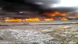 فیلم جدید لحظه آتش سوزی قطار مسافربری تبریز دردناک