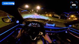  POV 2016 BMW 7 Series NIGHT DRIVE INTERIOR LIGHTING 