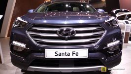  2016 Hyundai Santa Fe 2.2 CRDi AWD  Exterior and Interior Walkaround  2015 Frankfurt Motor Show