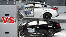  CRASH TEST 2016 Toyota Corolla vs 2016 Kia Forte 