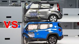  CRASH TEST 2016 Jeep Renegade vs 2016 Kia Soul 