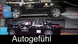 2016 new Kia Optima vs Kia Sportage crash test parison neu  Autogefühl