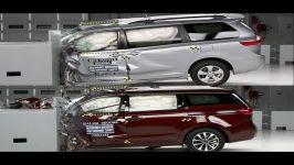  CRASH TEST 2016 Toyota Sienna vs 2016 Kia Sedona 