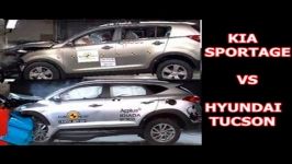  CRASH TEST 2016 Kia Sportage vs 2016 Hyundai Tucson 