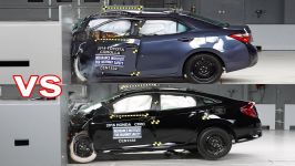  CRASH TEST 2016 Honda Civic vs Toyota Corolla 