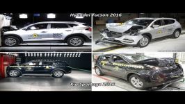  2016 Hyundai Tucson VS Kia Sportage Crash Test 