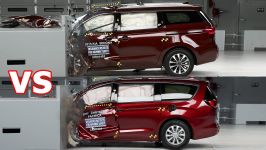  CRASH TEST 2017 Chrysler Pacifica vs 2016 Kia Sedona 