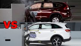  CRASH TEST 2016 Kia Sorento vs 2016 Honda CR V 