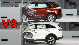  CRASH TEST 2016 Ford Edge vs 2016 Kia Sorento 