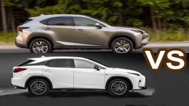 2016 Lexus NX VS 2016 Lexus RX 350 F Sport  DESIGN