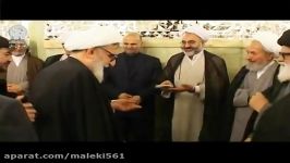 مراسم غبار روبی داخل ضریح حرم امام رضاع