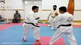 مبارزه نوجوانان کیوکوشین کاراته باشگاه شهدای گمنام