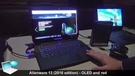 DELL Alienware 13 2016 edition OLED red color