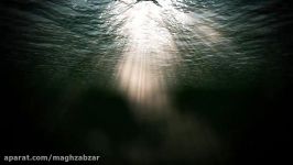 موشن گرافیک صحنه زیر آب موج تابش نور