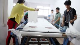China Roll to Roll Heat Press Machine Rotary Heat Transfer Machine T Shirt Sublimation Machine