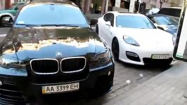 BMW X6 Aston Martin V8 and Porsche Panamera