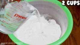 DIY Slime without Glue Borax Liquid Starch Detergent Conditioner Shampoo Corn Starch