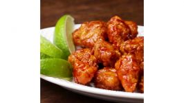 Honey Lime Sriracha Chicken Poppers