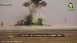 غرب موصل انهدام زیبای انتحاری داعش کورنت توسط النجبا