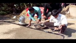 Rice transplanter demonstration CSISA BD IRRI Gournadi Barisal Boro 2015.mp4