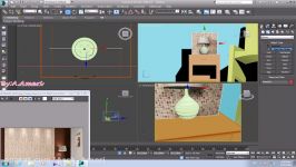 طراحی داخلی دکوراسیون 3dmaxپارت سوم مهندس عامری