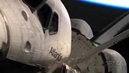 شاتل فضایی آتلانتیس در نمایشگاه فضایی کندی