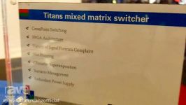 ISE 2015 Tricolor Presents Titans Mixed Matrix Switcher