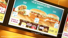 Burger King Sites  Digital Menu Boards