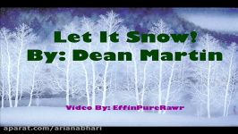 Let It Snow  Dean Martin With Lyrics